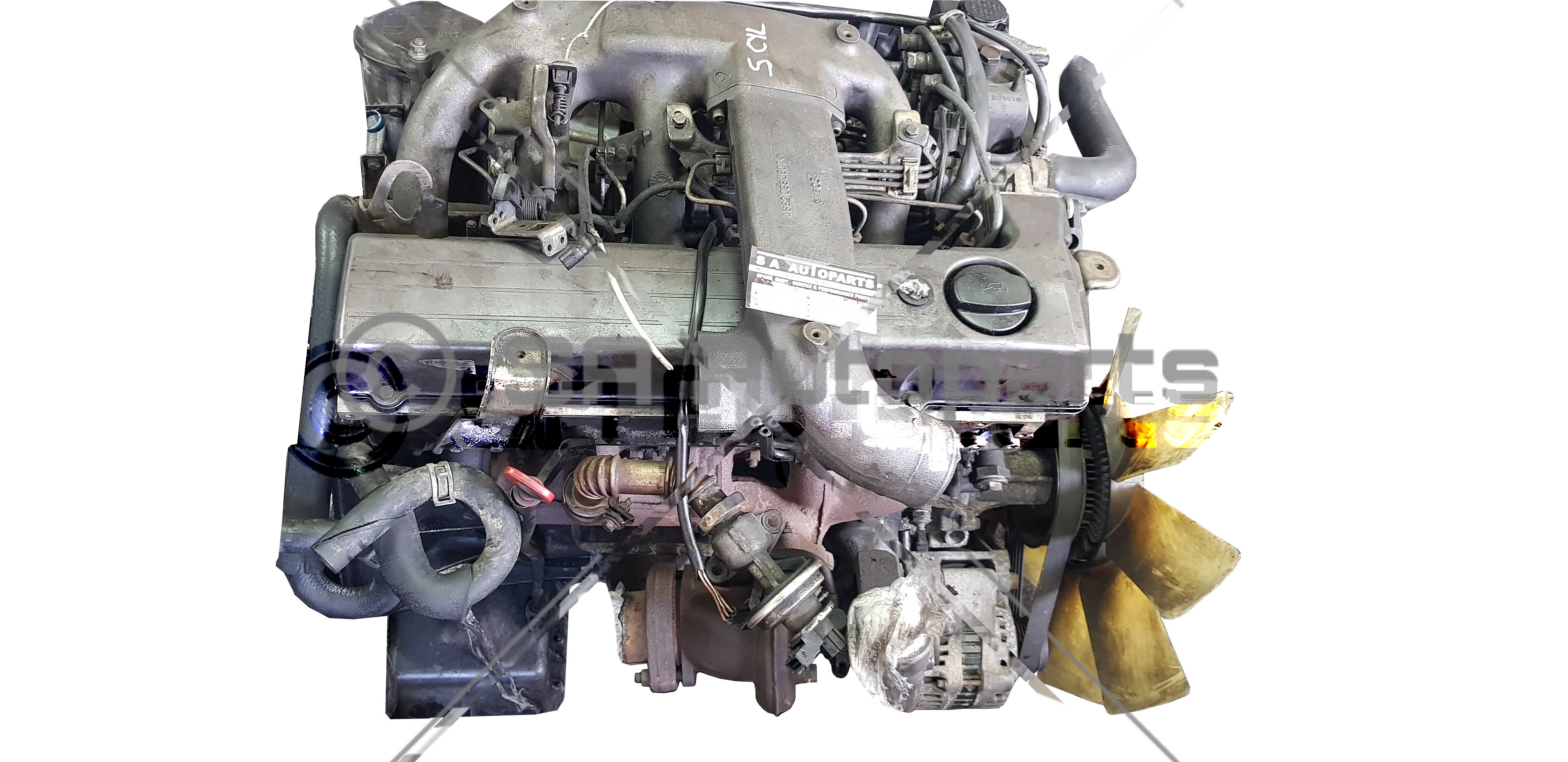 662 SANGYONG MUSSO 5 cyliner TURBO DIESEL motor engine
