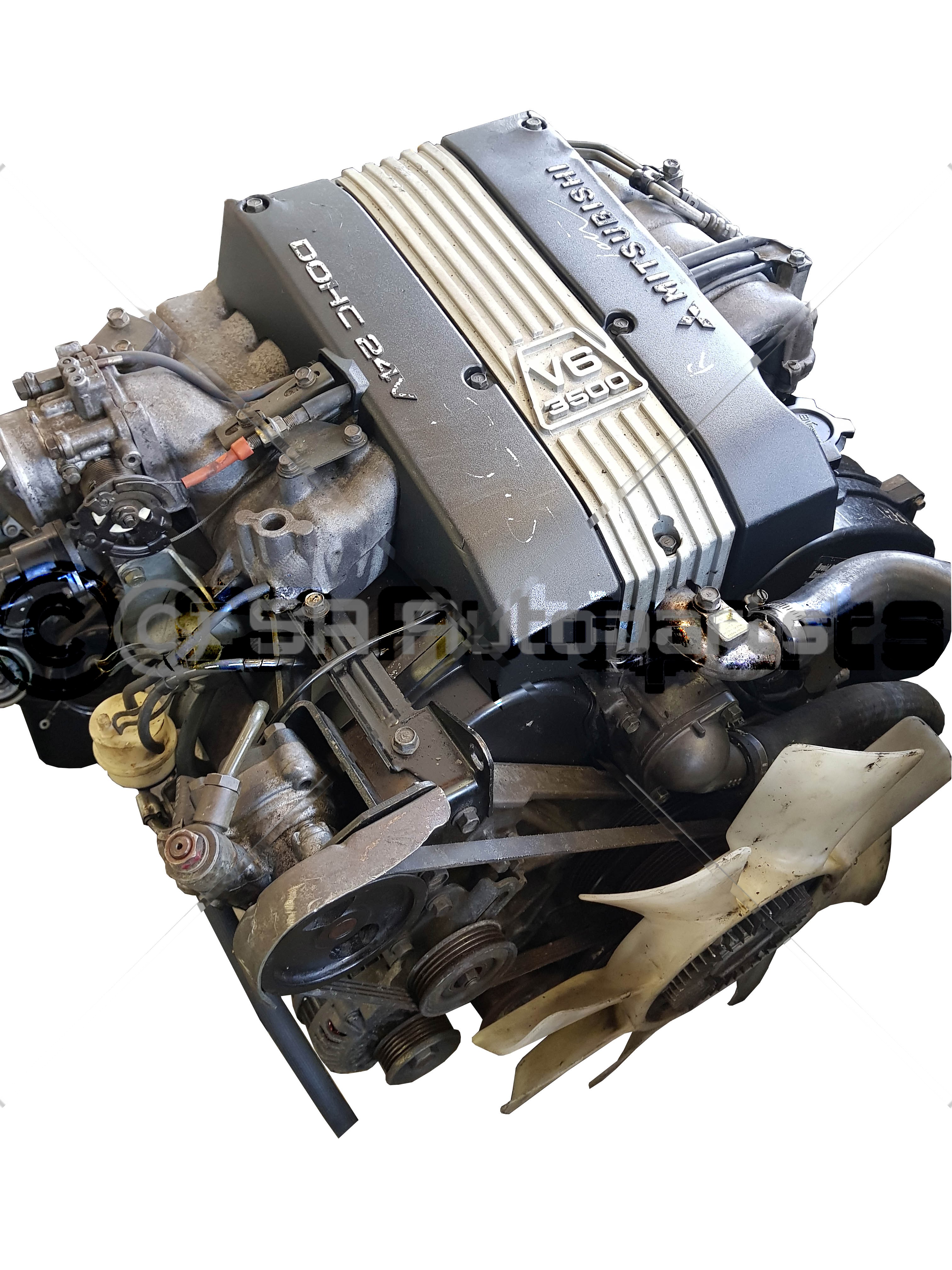6G74-DOHC MITSUBISHI 3.5L V6 motor engine
