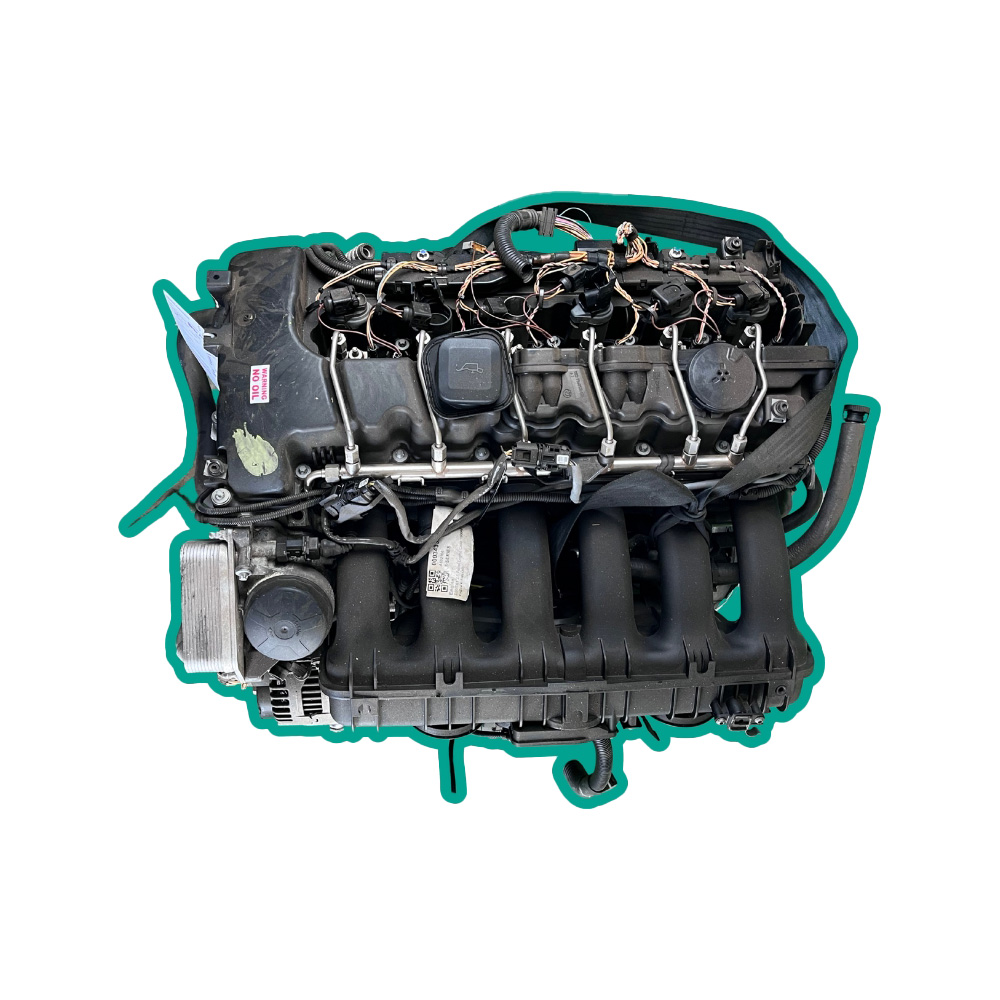 BMW 2.5 325 E90 (plastic tappet cover) N52B25A Engine — photo 2
