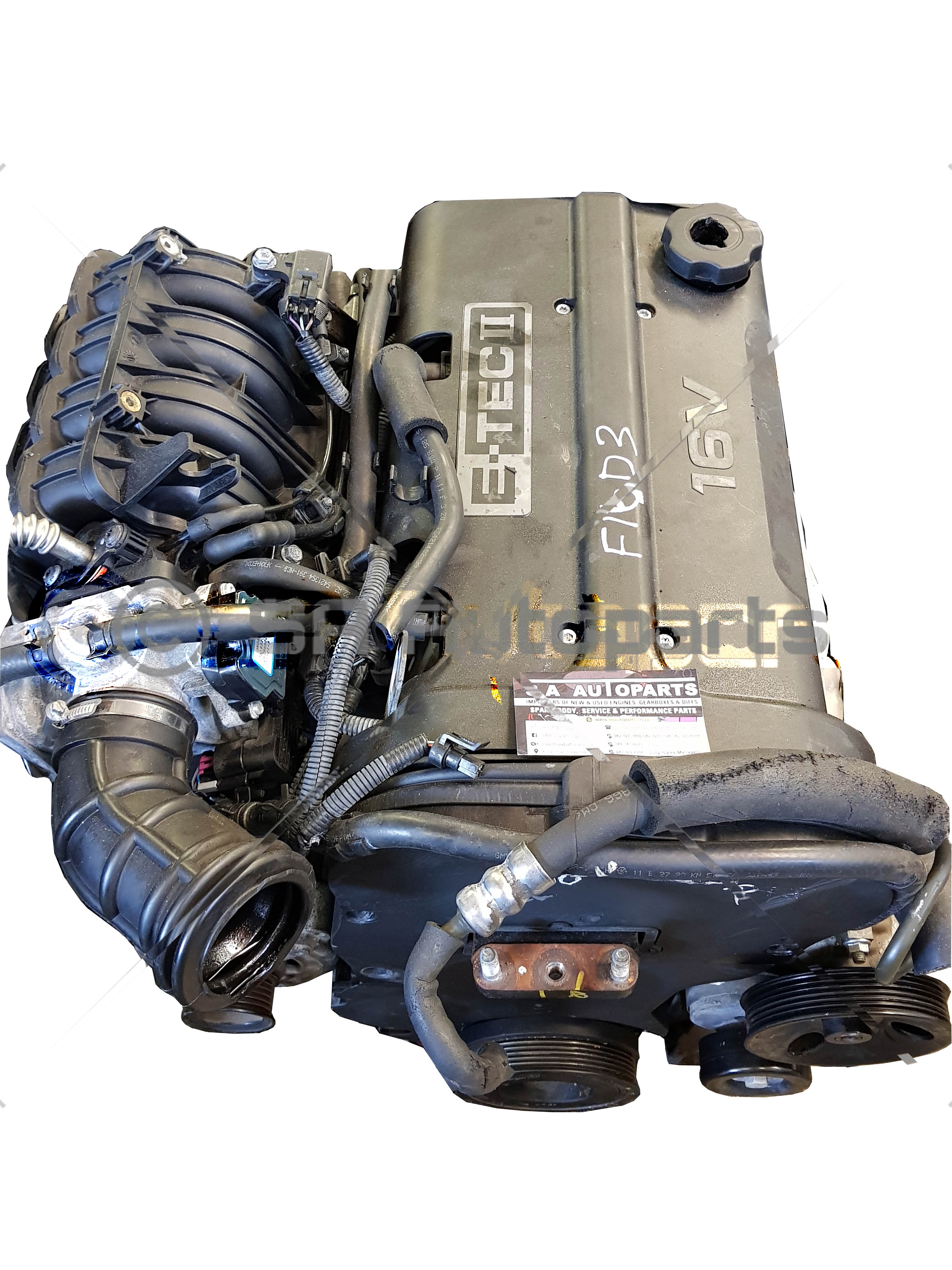 F16D3 CHEVROLET AVEO 1.6L motor engine