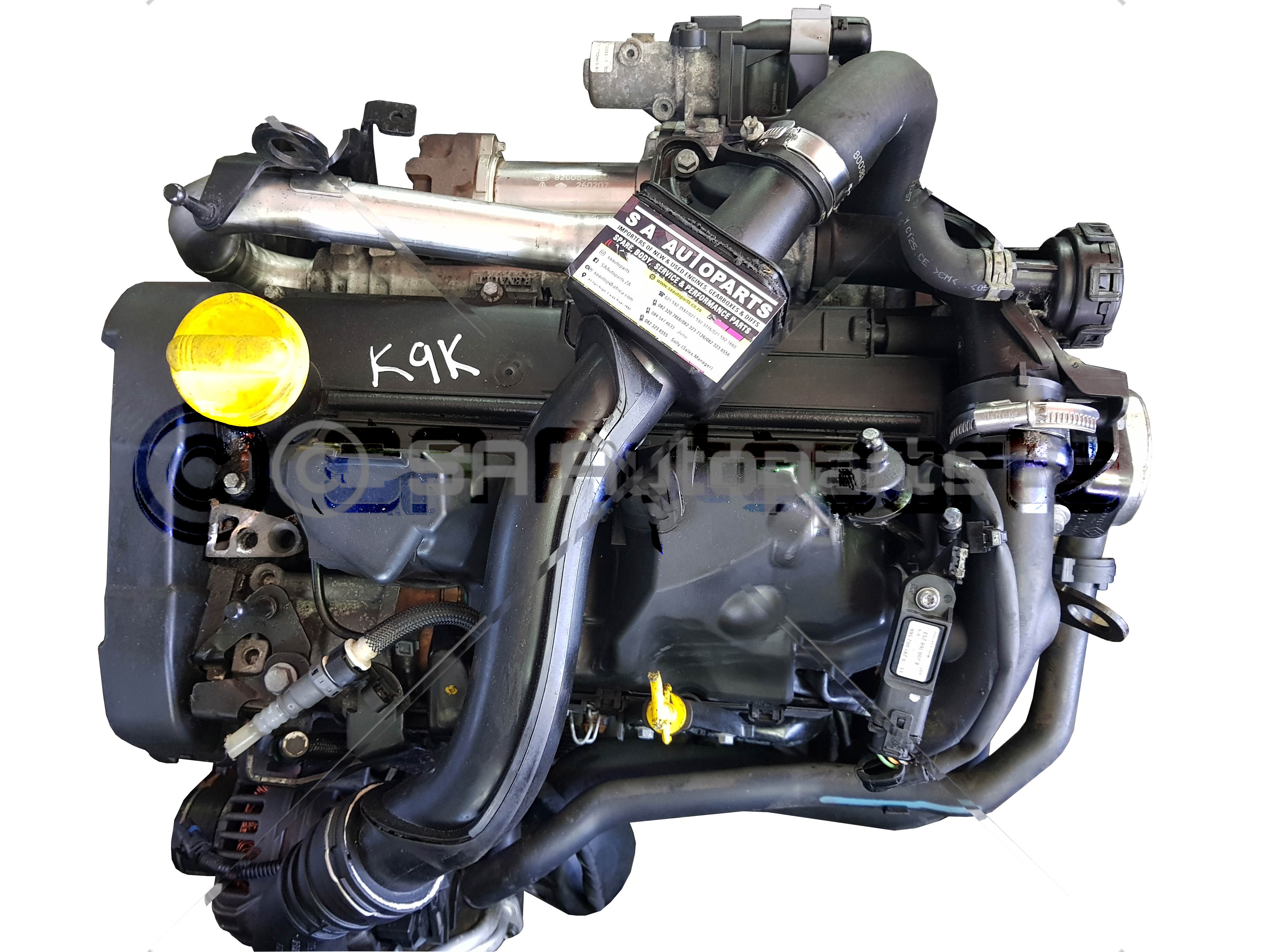 K9K RENAULT / NISSAN 1.5 Dci motor engine