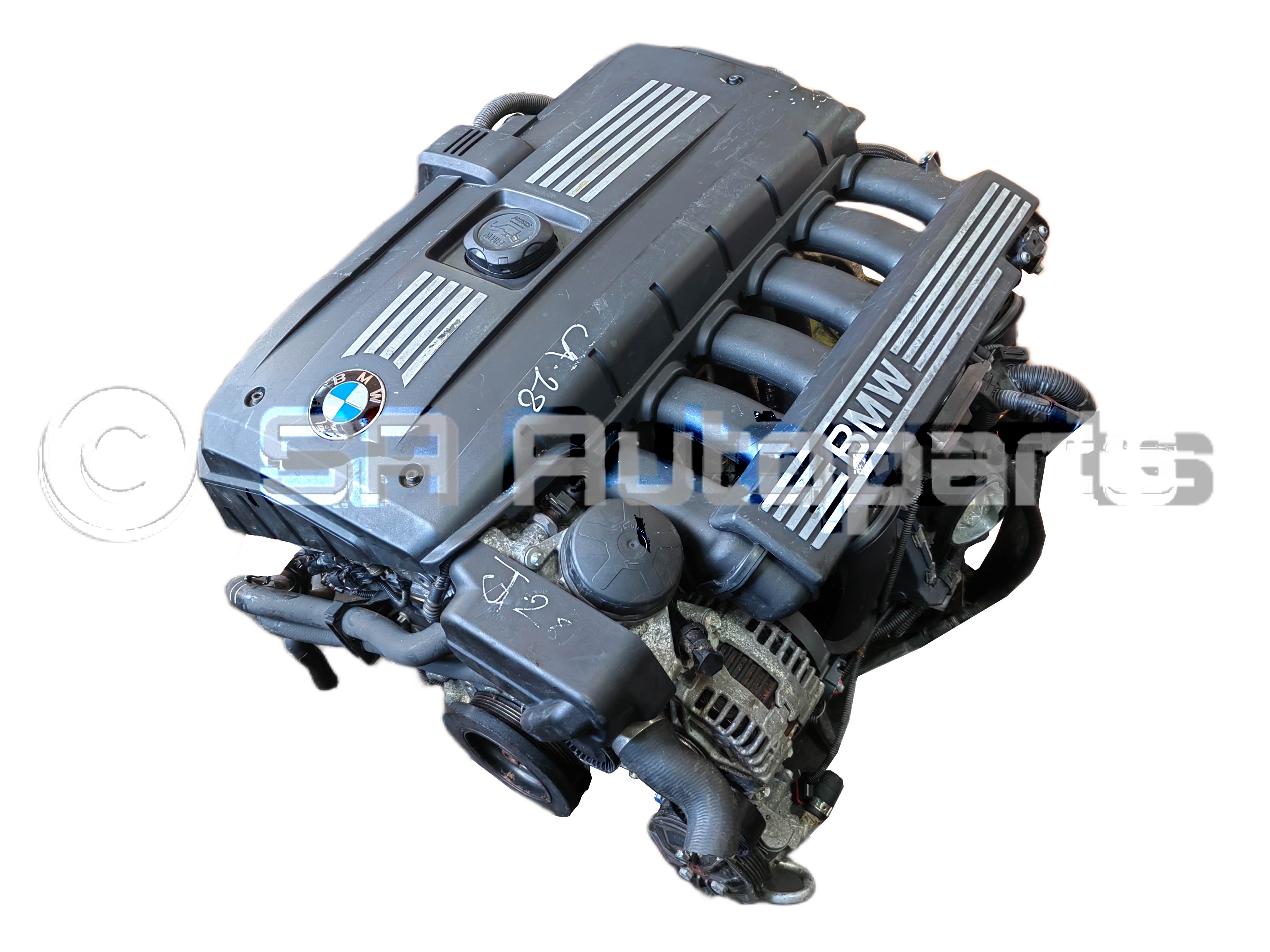 N52B25 BMW 1 / 3 Series 325i Black Cover Motor Engine