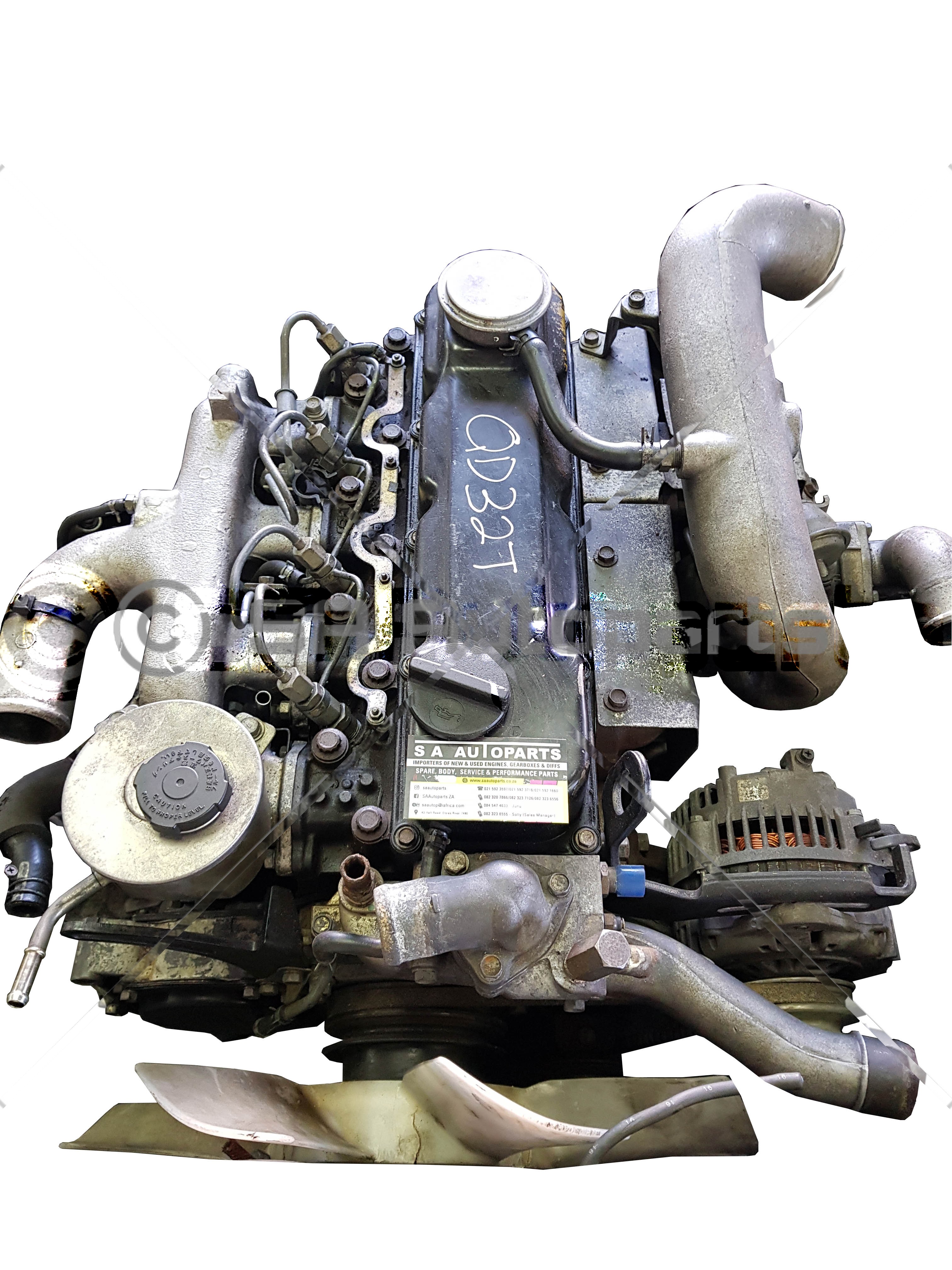 QD32-T NISSAN 3.2 TURBO DIESEL motor engine