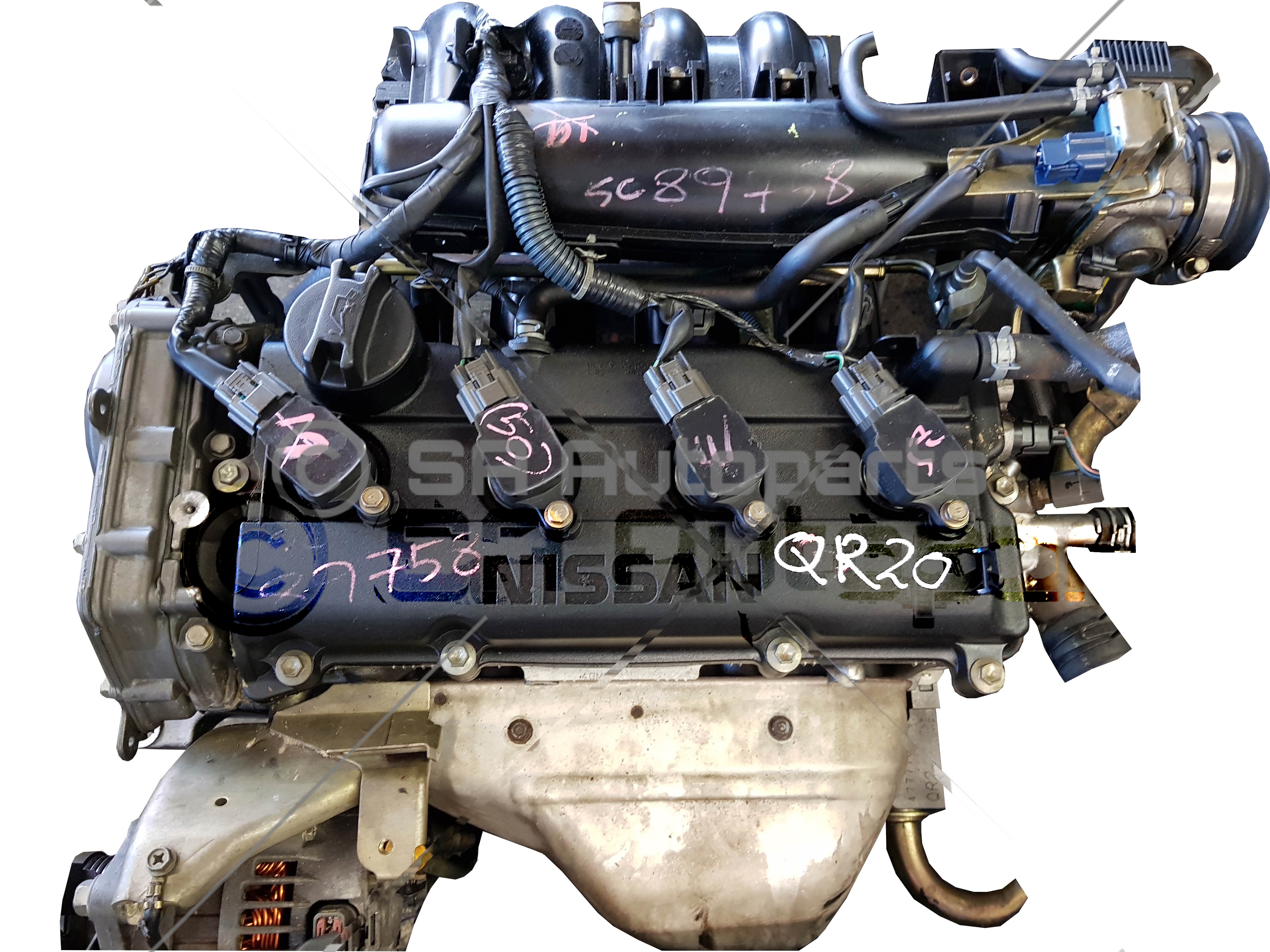 QR20-P NISSAN XTRAIL 2L PLASTIC motor engine