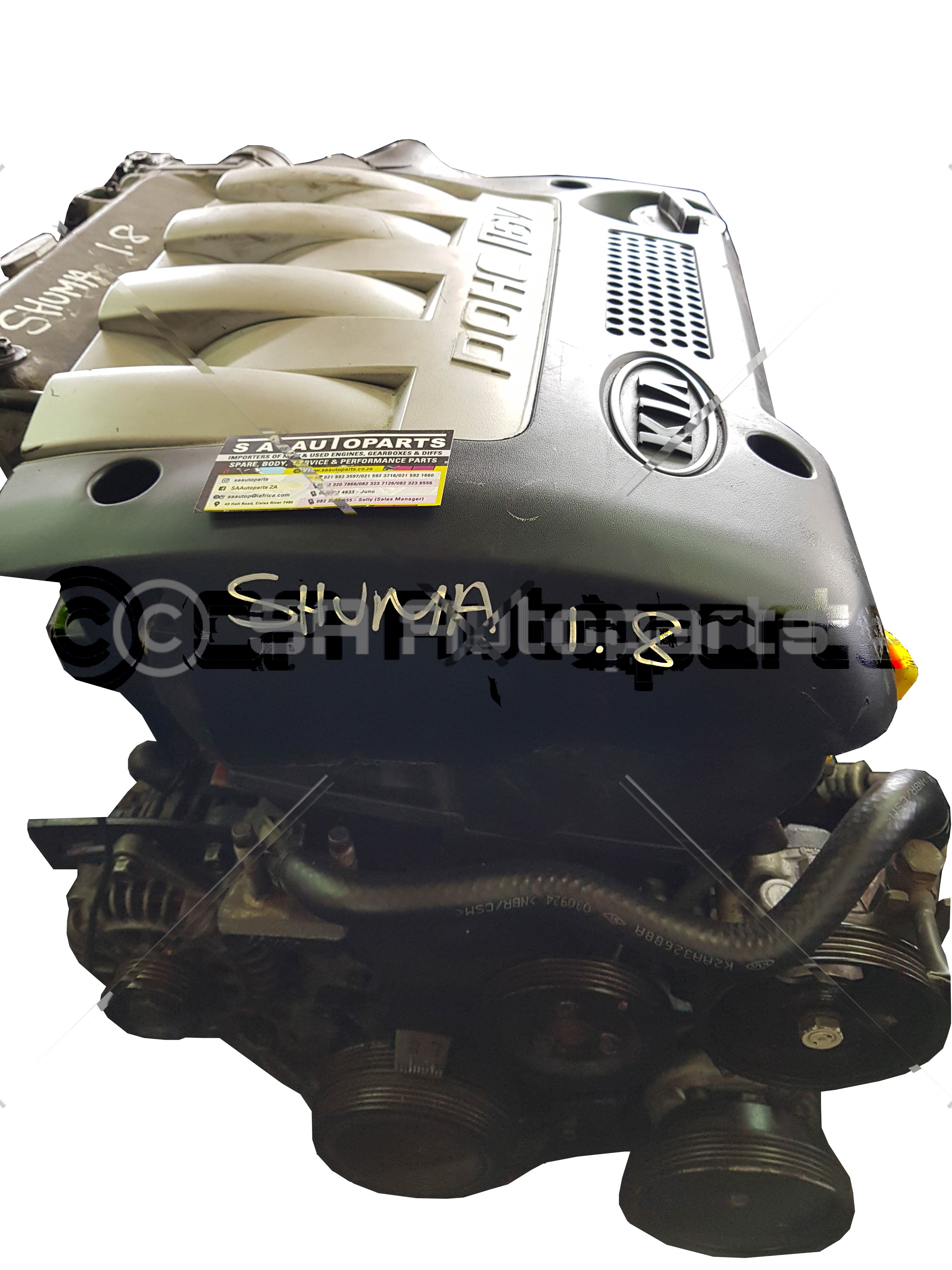 TE KIA SHUMA 1.8L motor engine